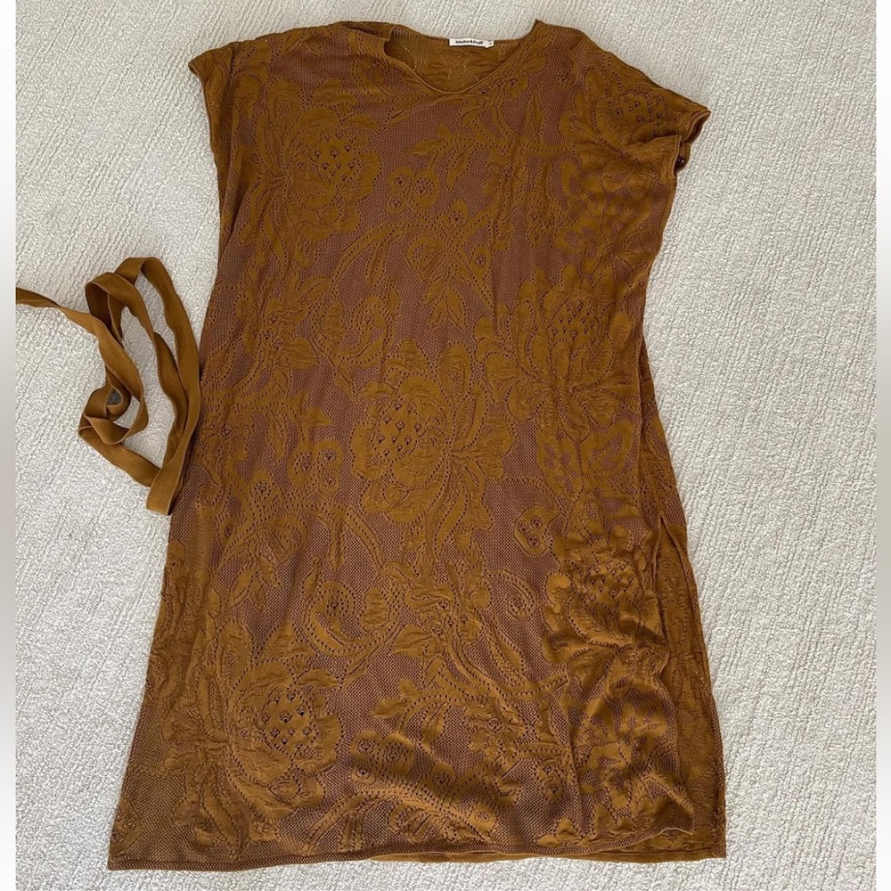 Misha And Puff Brown Midi Dress - Picture 5 of 5
